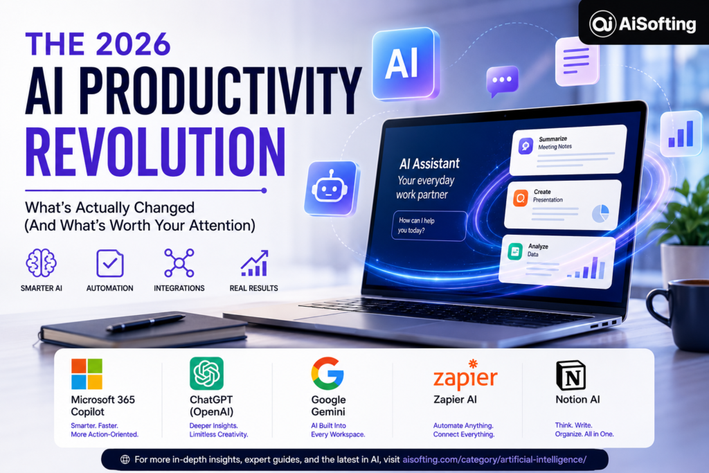 ai productivity tools updates 2026