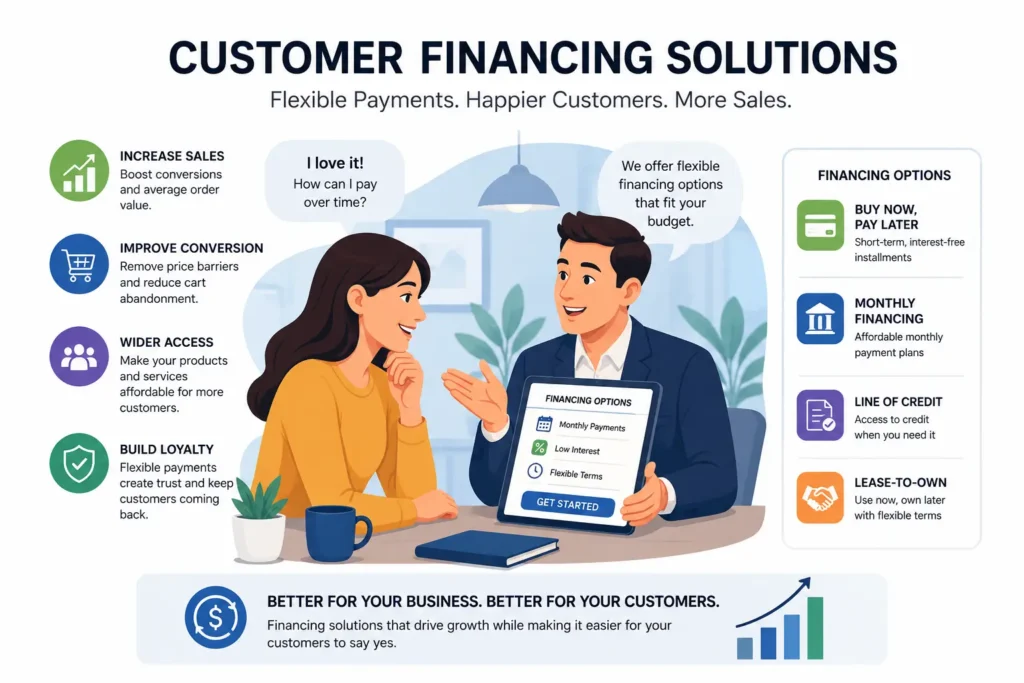 customer financing solutions
