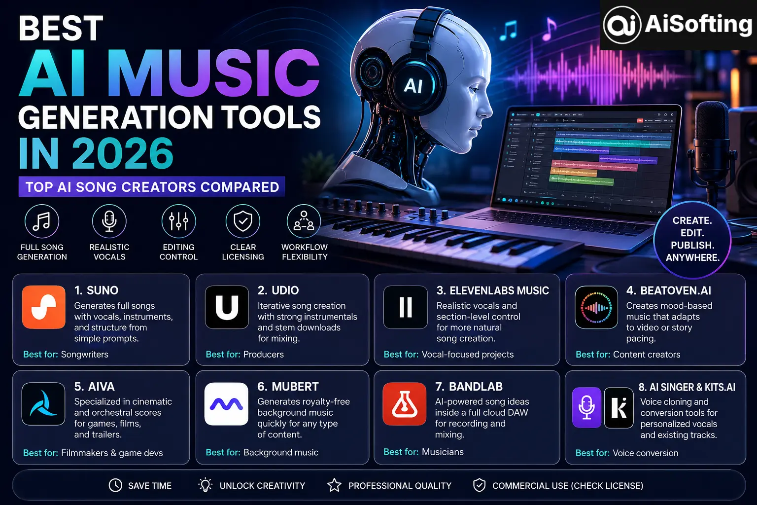 Best AI Music Generation Tools In 2026: What Actually Works