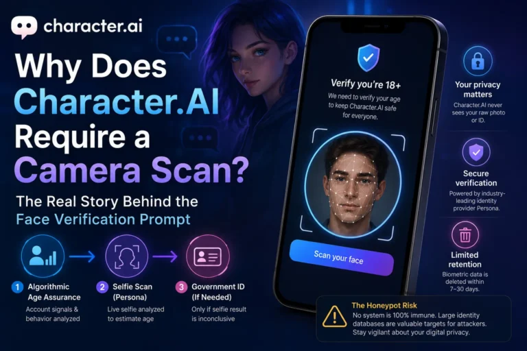 Why Does Character.AI Require a Camera Scan? The Real Story Behind the Face Verification Prompt